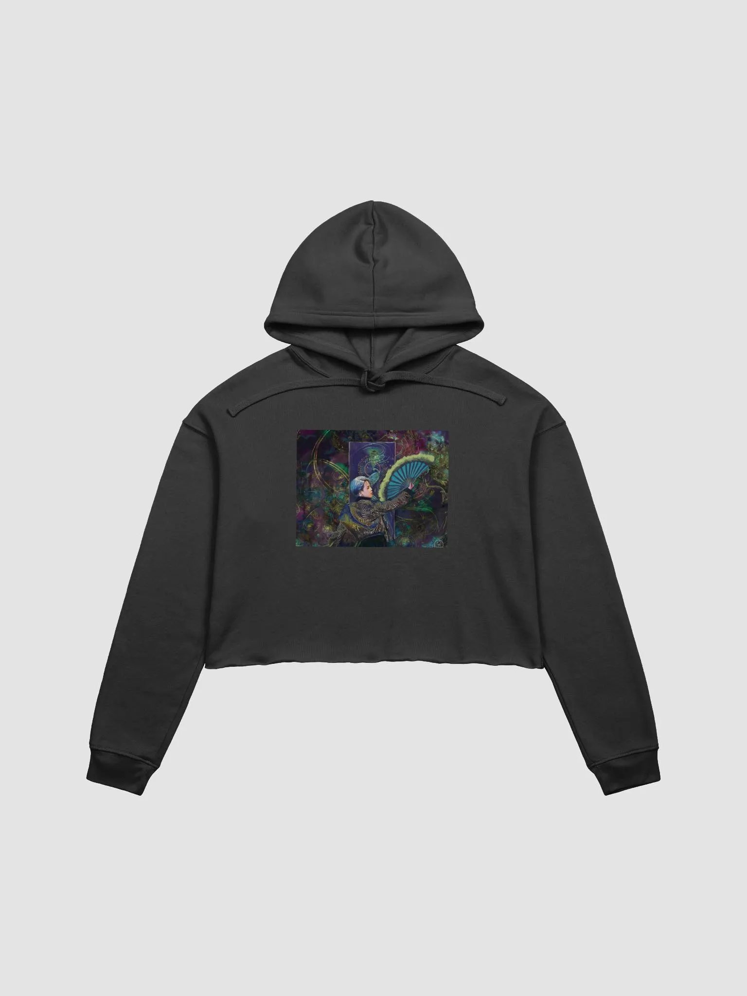 BTS - Jimin Fan Crop Hoodie - Designed by ChimberArt product image (1)