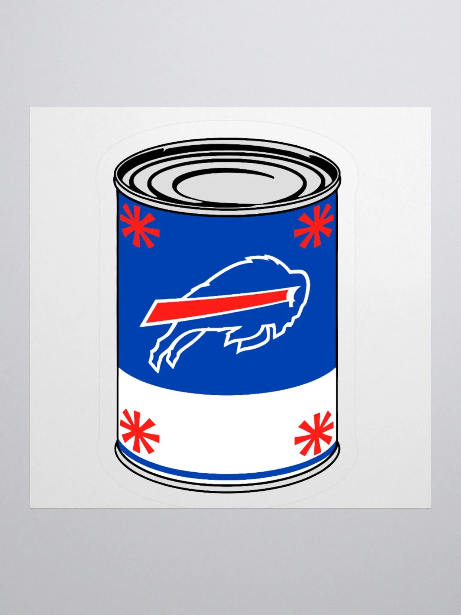Buffalo Bills Soup Sticker - New York NFL Football product image (2)