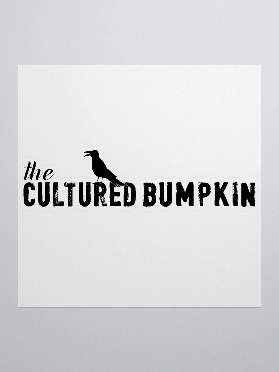 the CULTURED BUMPKIN sticker product image (1)