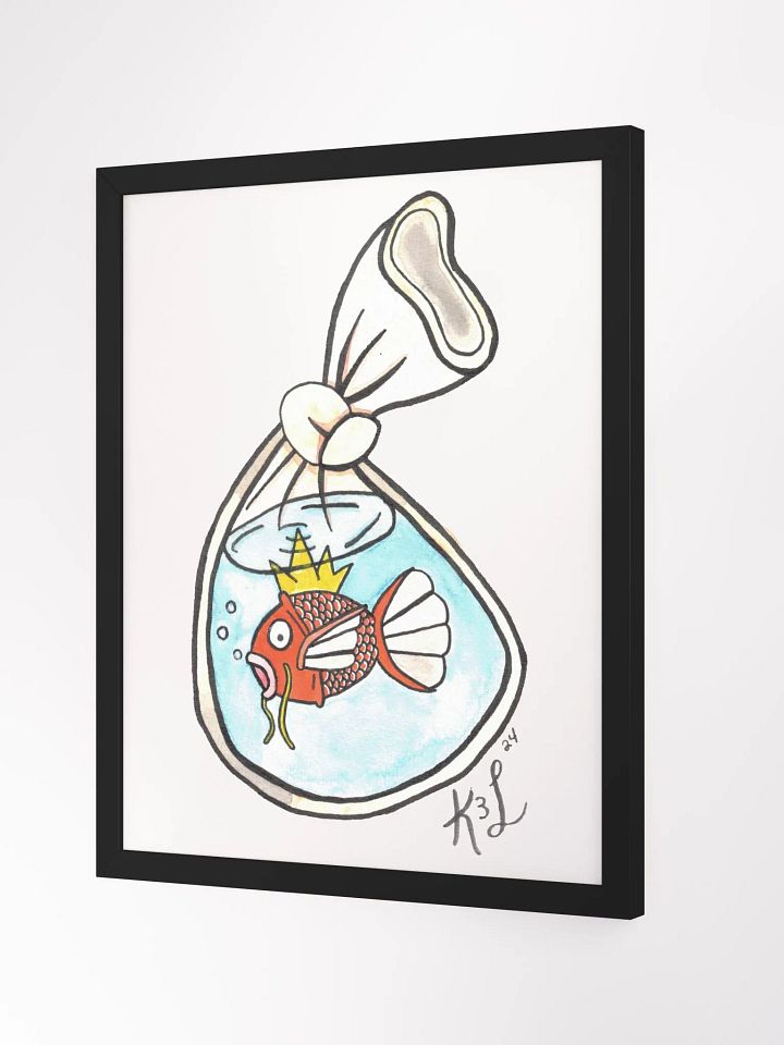 Feesh In Bag Framed Print Large Sizes product image (4)