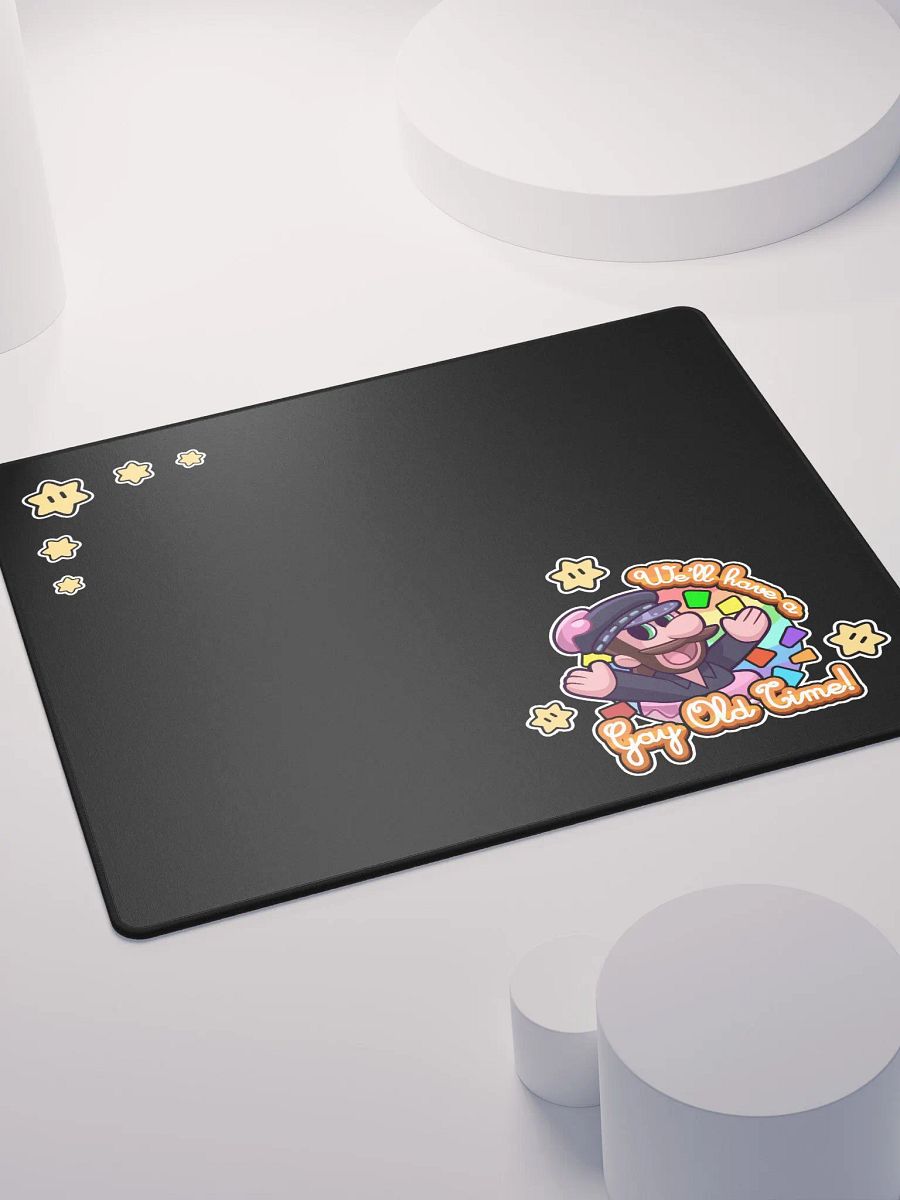 Gay Old Time: Black Mousepad product image (4)
