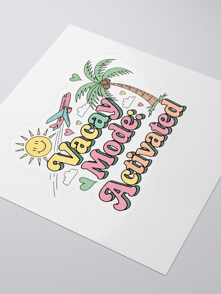 Vacation Mode Sticker – Vacay Activated Fun product image (3)