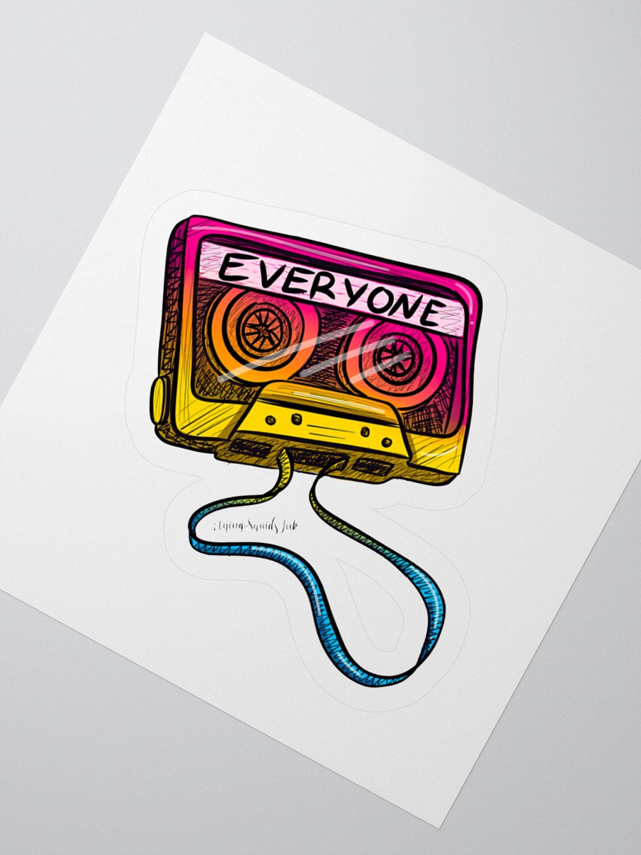 Pansexual Mix Tape- Sticker product image (2)