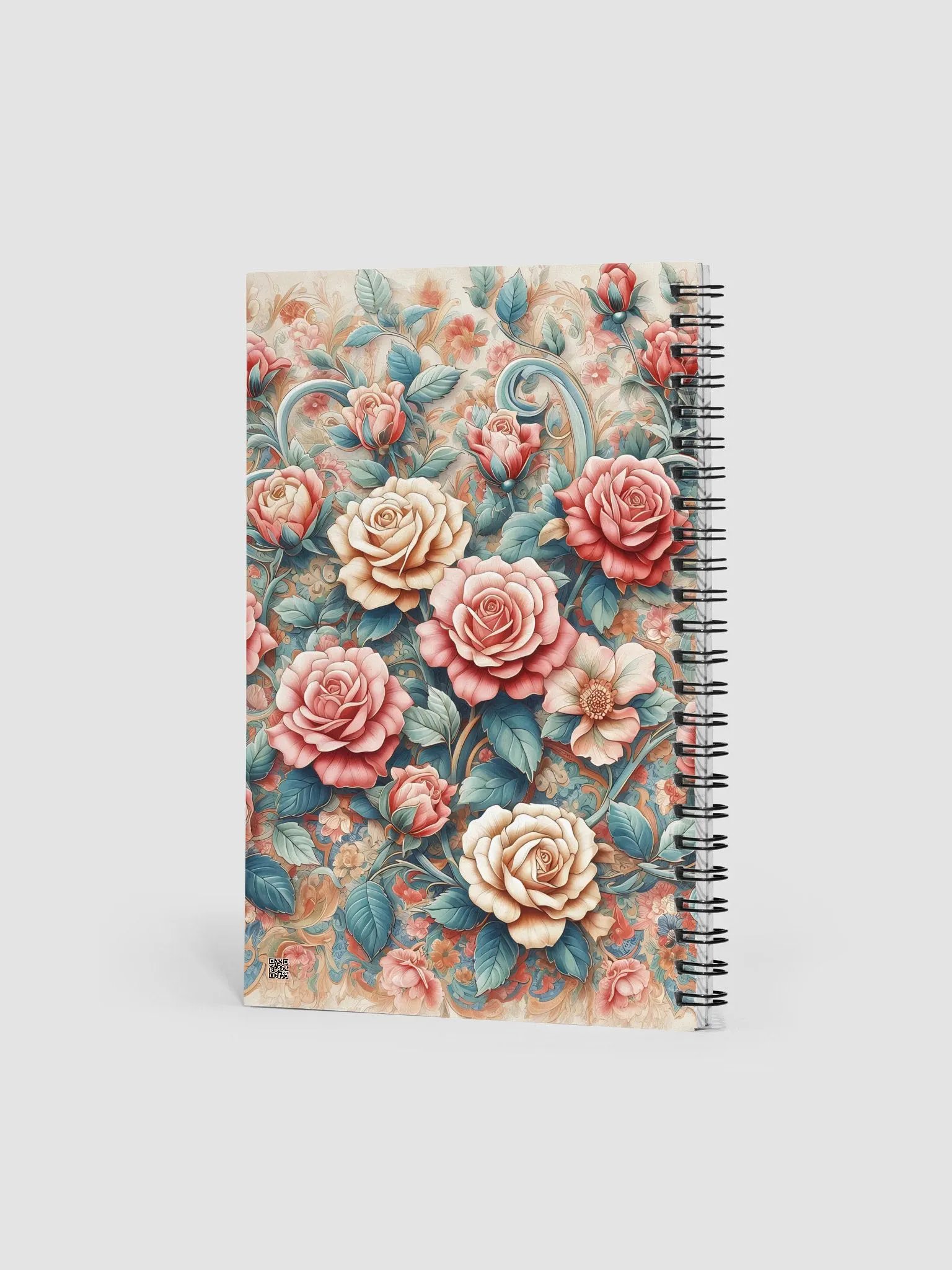 Royal Floral Spiral Notebook product image (2)