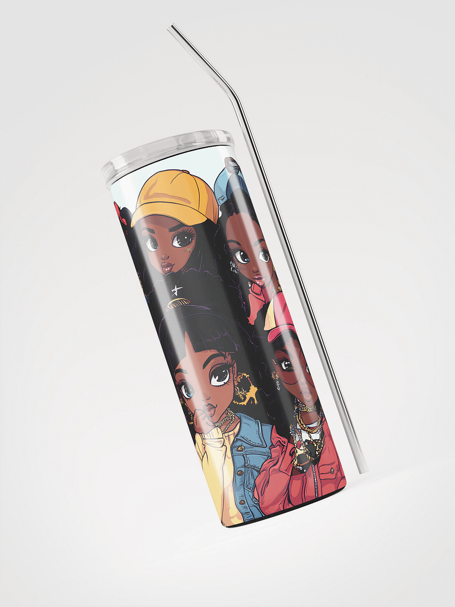 Vibrant Youthful Characters Stainless Steel Tumbler product image (5)