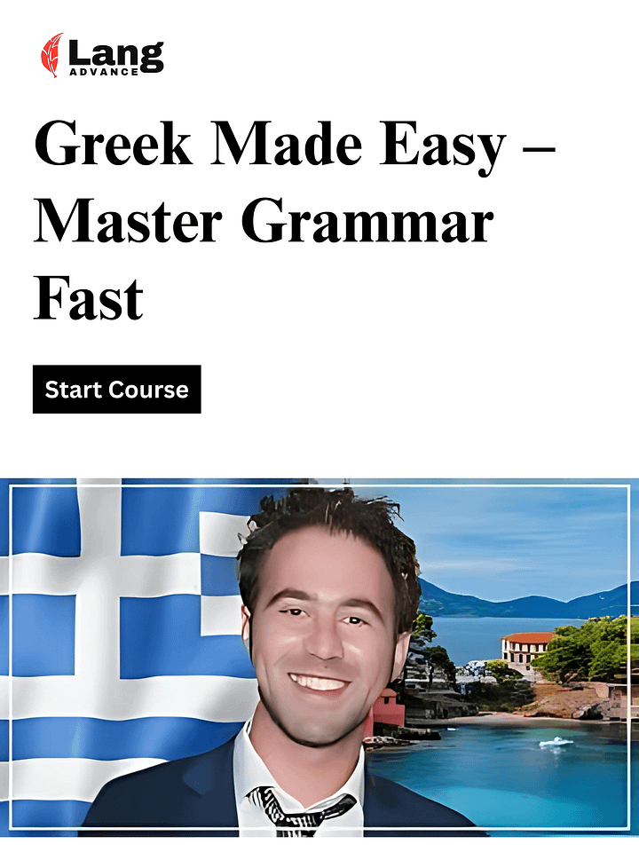 Complete Greek Course: Master Greek Grammar product image (1)
