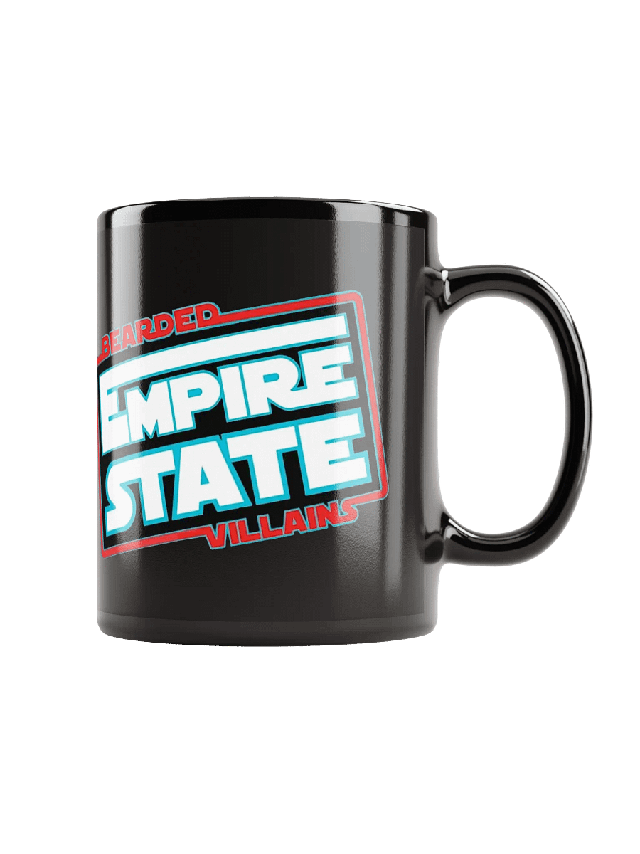 Empire State Bearded Villains Black Glossy Mug product image (2)