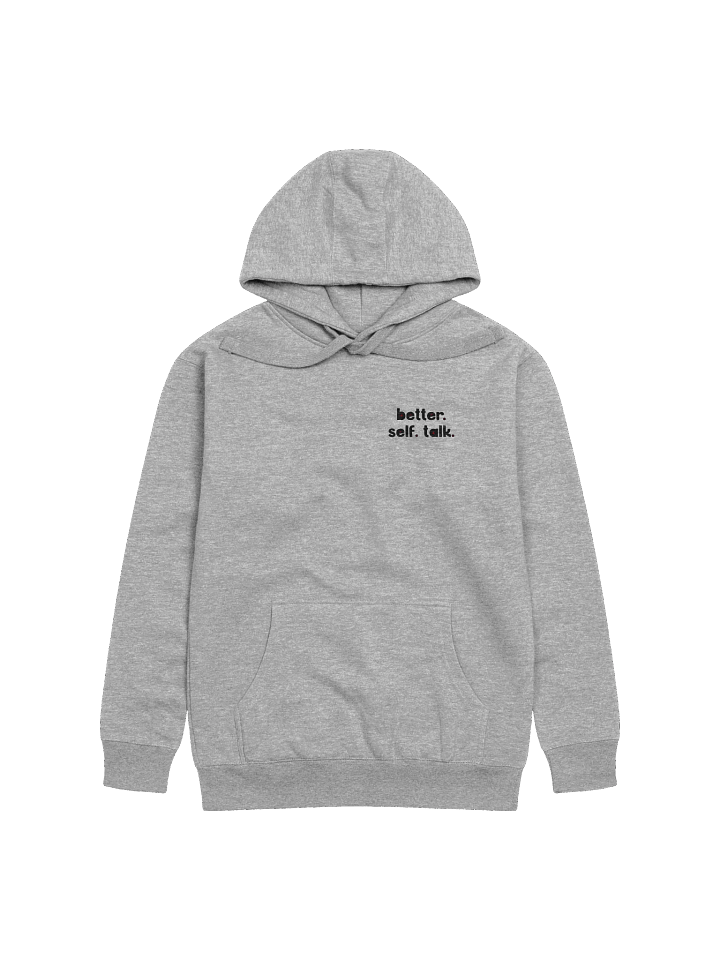 Better. Self. Talk. Hoodie (Black & Red) product image (1)