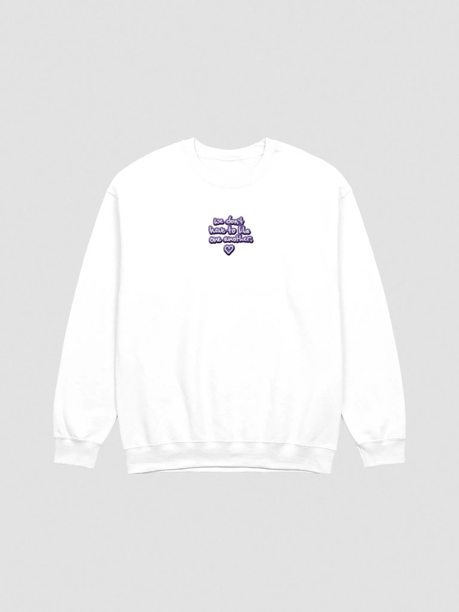ONE ANOTHER (purple bubble design 2) embroidered crewneck product image (5)