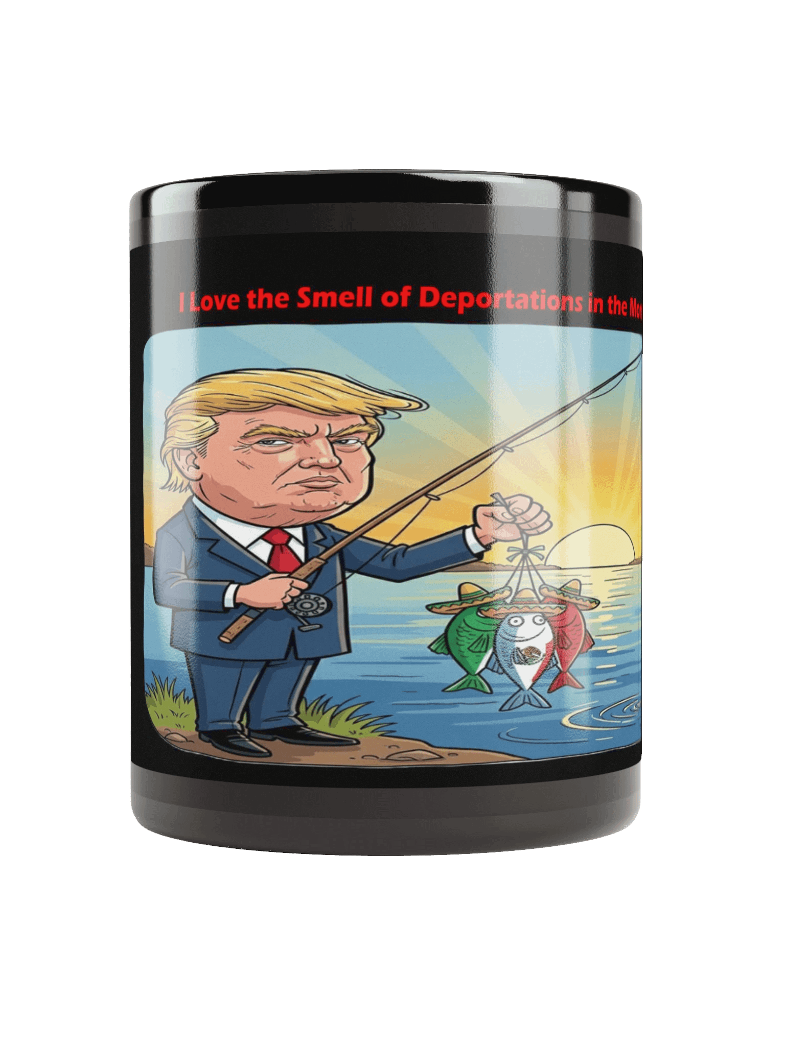 Fishing Political Figure Mug product image (1)