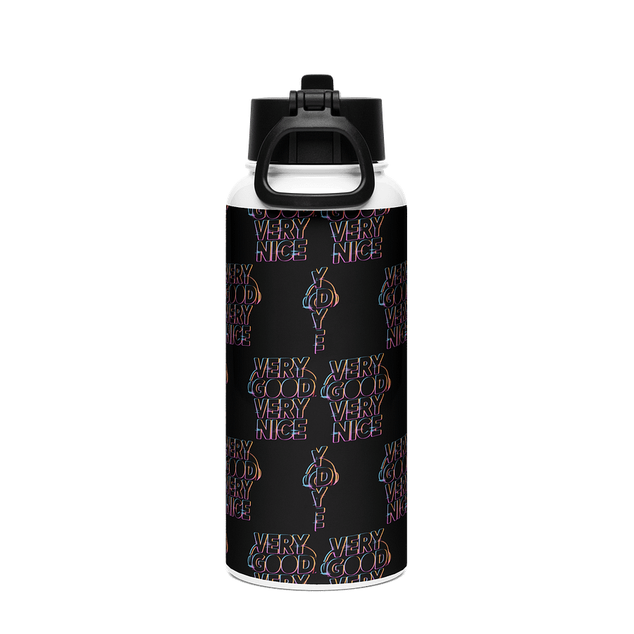 Colorful Vibes Stainless Steel Water Bottle product image (2)