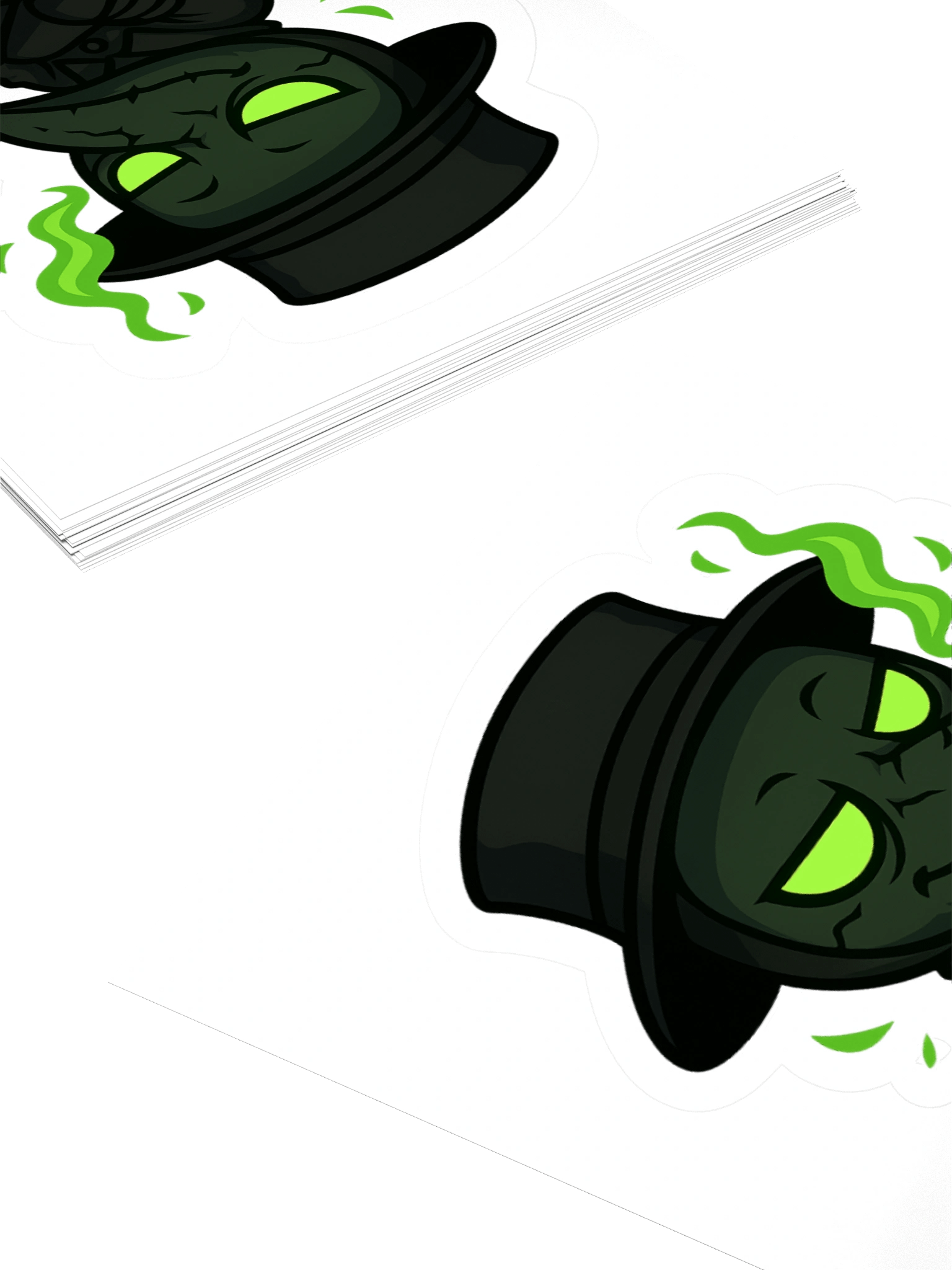 Mystical Plague Doctor Kiss Cut Stickers product image (7)