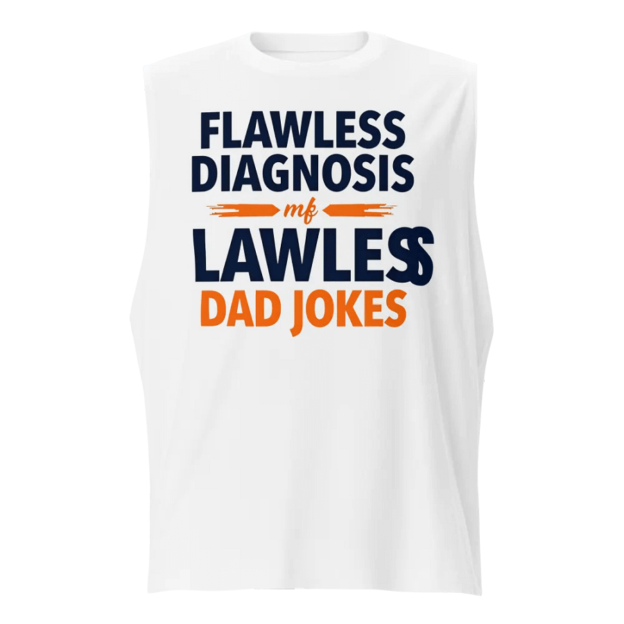 Dad Jokes, Flawless Diagnosis Muscle Tank product image (1)