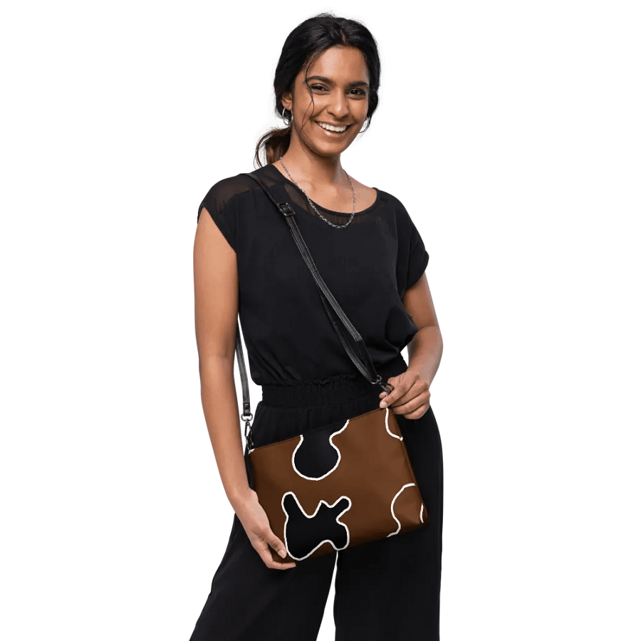 Golden Geometric Mandala Crossbody Bag product image (10)