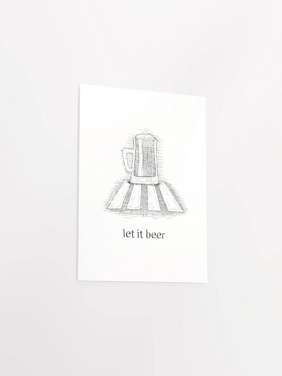 Let It Beer - Art Print product image (19)