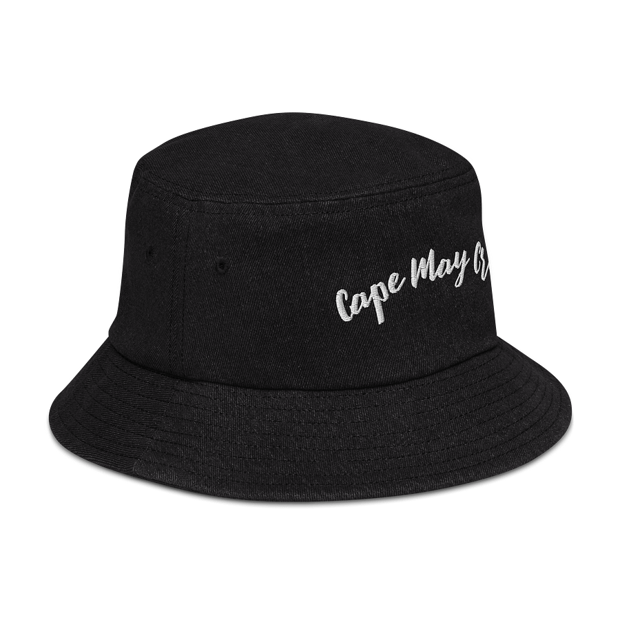 Cape May Crew Embroidered Denim Bucket Hat product image (3)