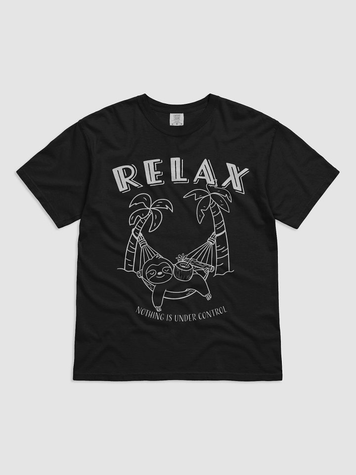Men's Nothing is Under Control Sloth T-Shirt | Funny Relax Tee product image (2)