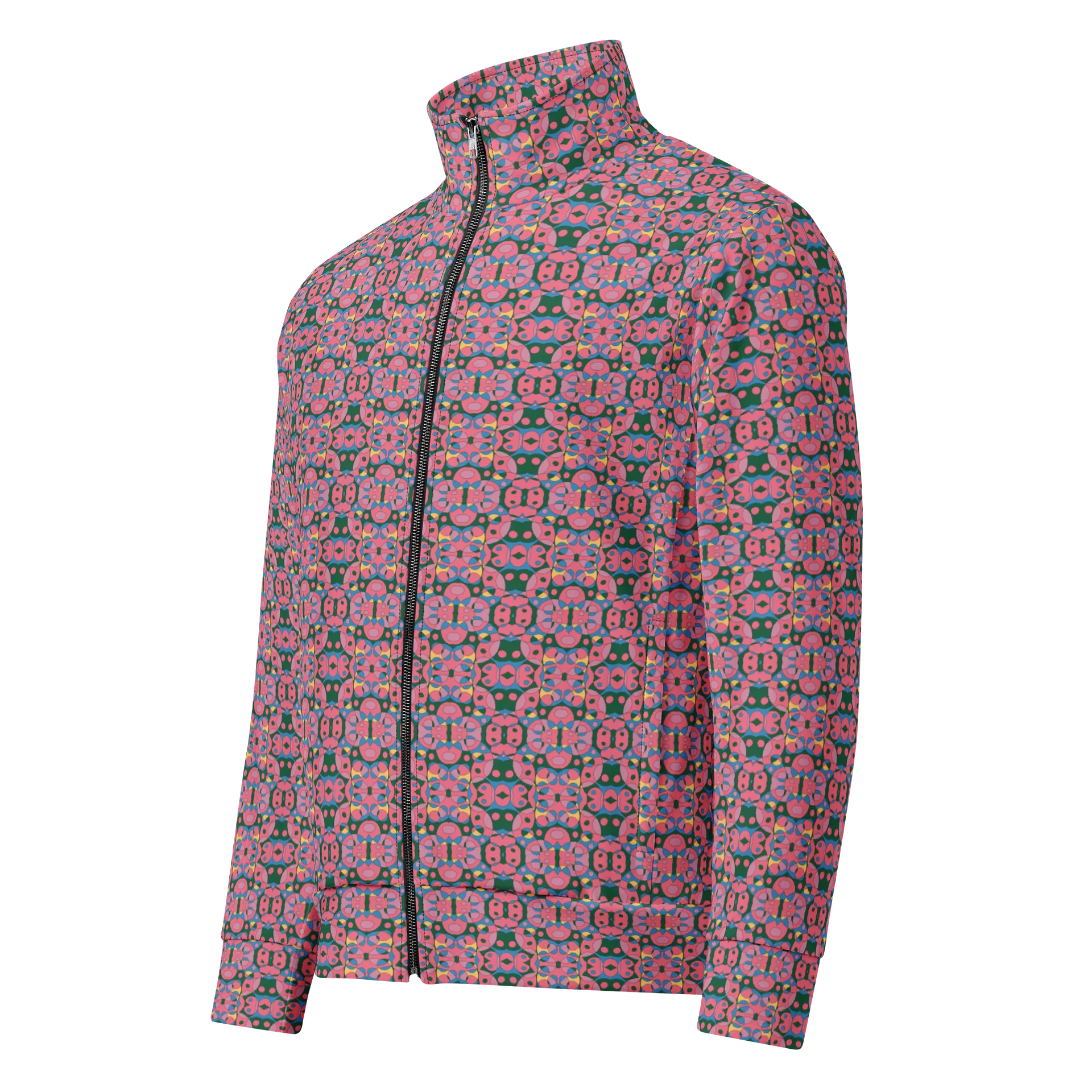 Frosted Petals – Recycled Unisex Track Jacket product image (1)