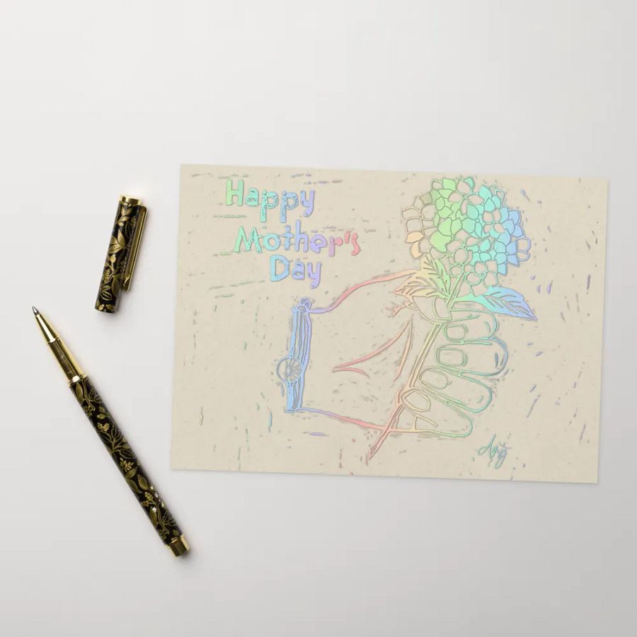 Linocut Happy Mother's Day product image (10)