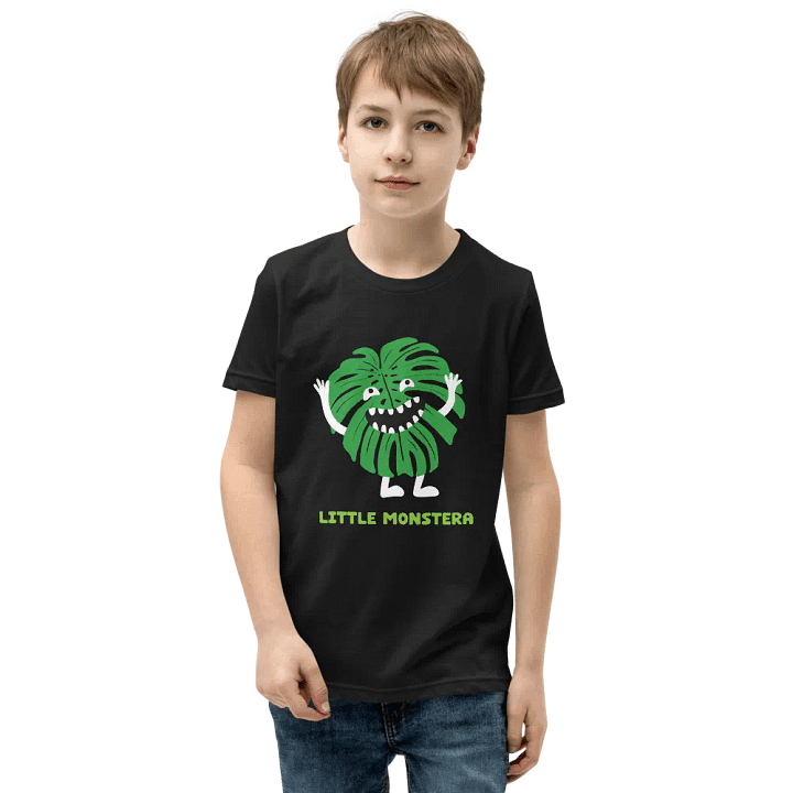 LITTLE MONSTERA tee - youth product image (1)