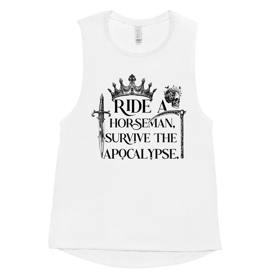 Ride a Horseman Bella+Canvas Women's Flowy Muscle Tank product image (56)