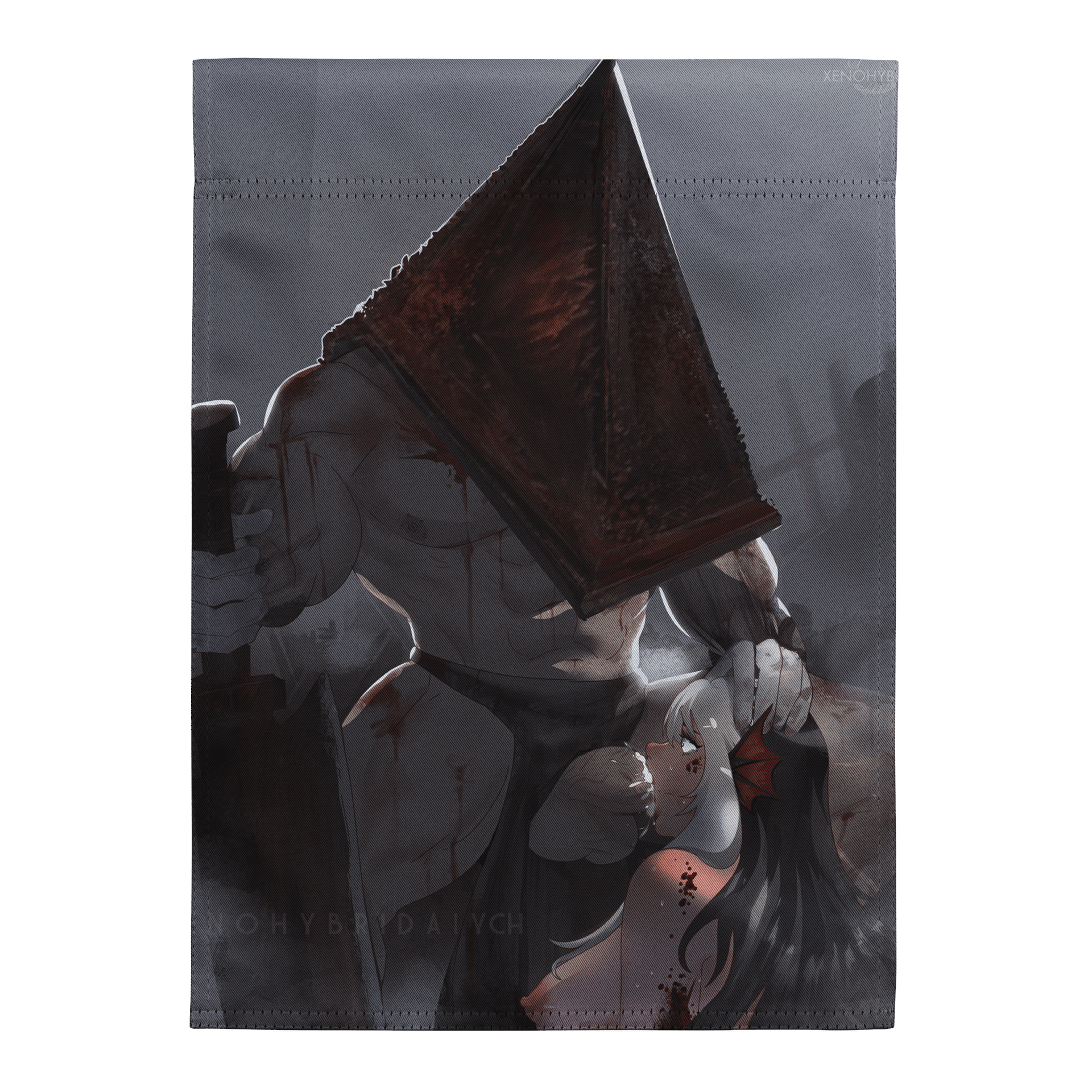 NSFW Pyramid Head Garden Flag product image (1)