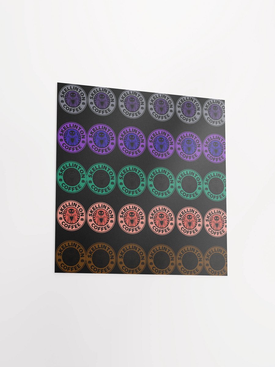 Skellington Coffee Grid Poster product image (3)