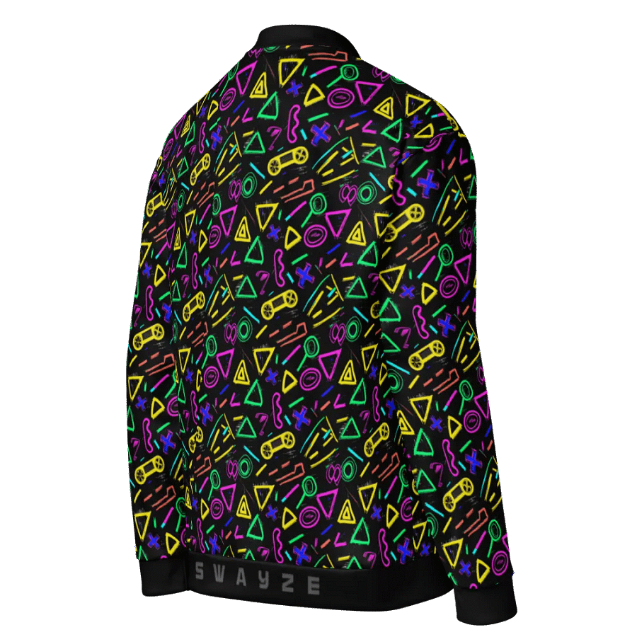 Pixel Pulse Bomber Jacket product image (3)