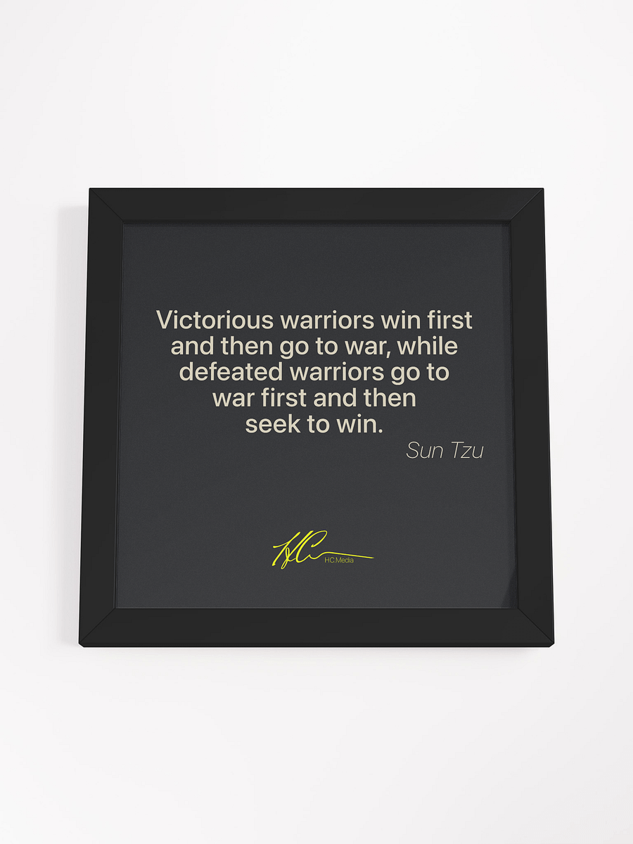 Sun Tzu Q2 - Framed Poster product image (4)