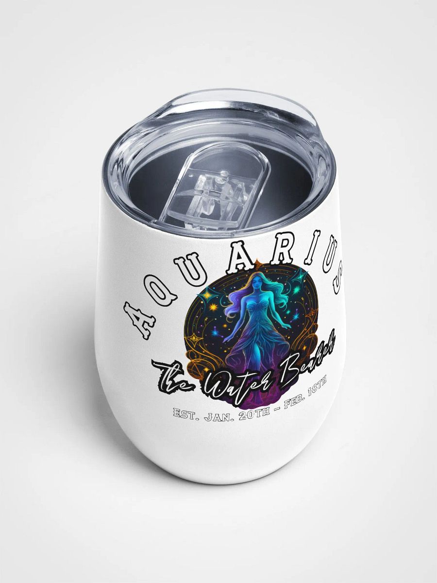 Aquarius - Zodiac Wine Tumbler product image (2)