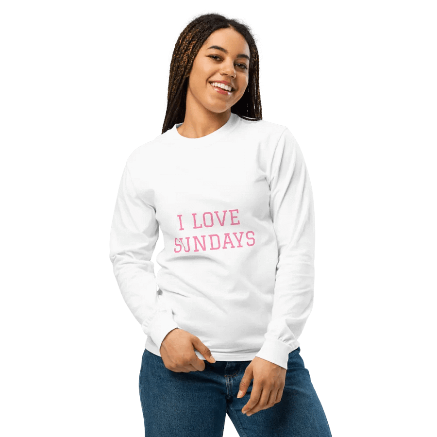 I LOVE SUNDAYS Long Sleeve Shirt product image (5)