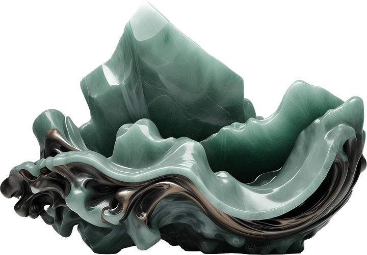 Jade Signature – Abstract Jade Sculpture product image (1)