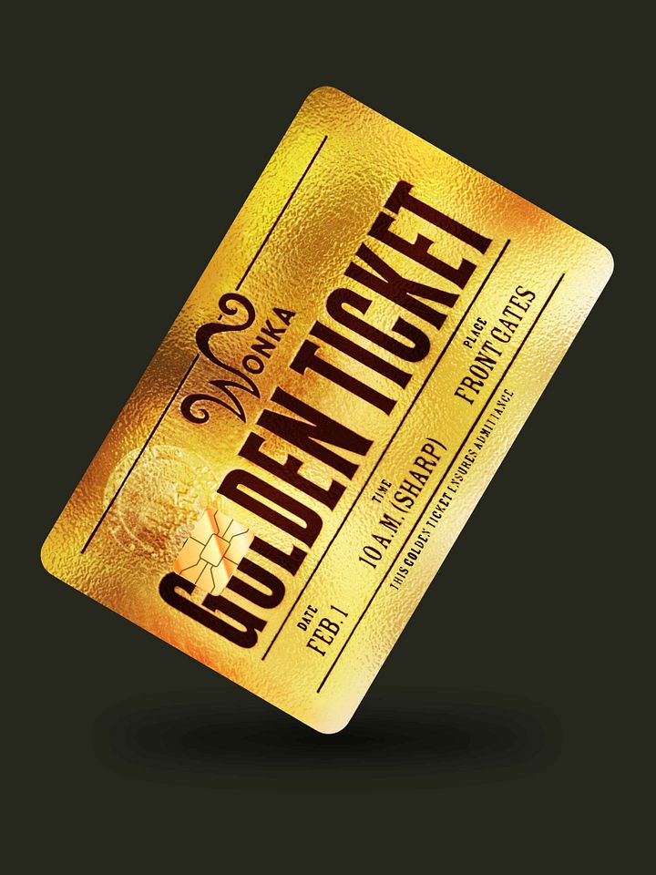 Golden Ticket (Holographic) product image (1)