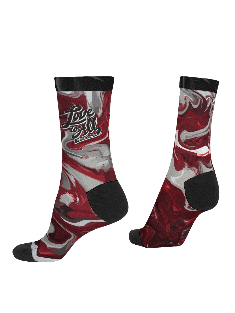 L2A Red Ink Crew Socks product image (5)