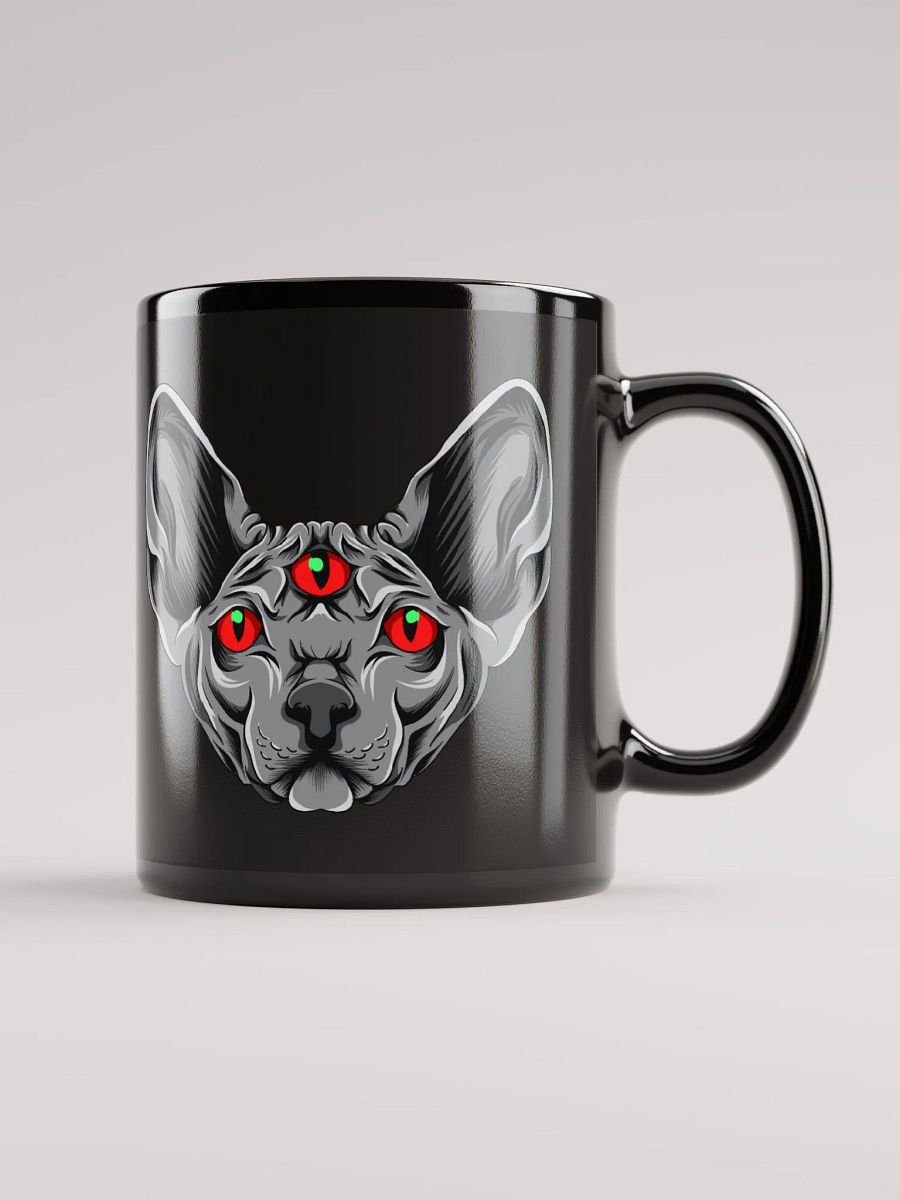 Three-Eyed Sphinx Cat Mug 11 oz product image (1)