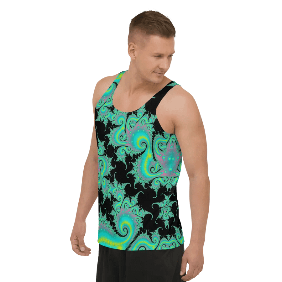 Fractal Men's Tank Top - Candyfloss Confection product image (9)
