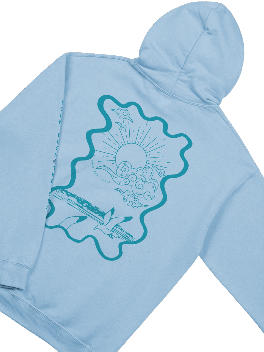 Born From The Sea Hoodie in Ocean Blue product image (4)
