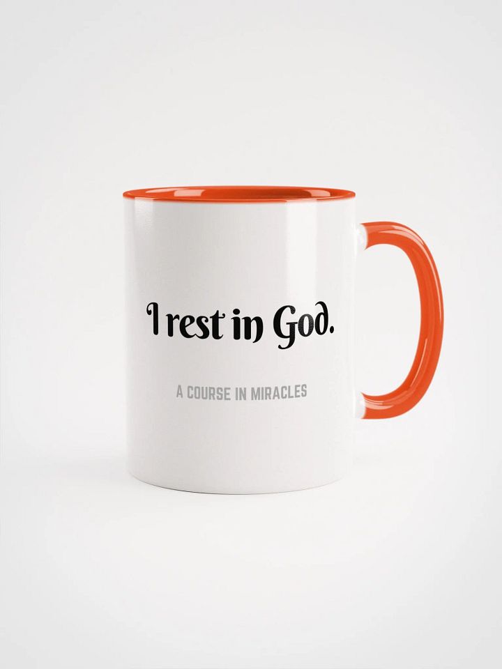 I rest in God - ACIM Inspirational Mug product image (5)