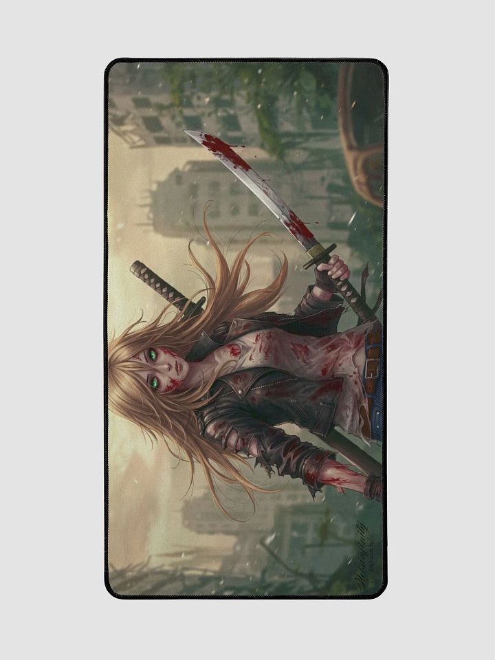 Apocalyptic Zombie BabeZ 01 Desk Mat product image (2)