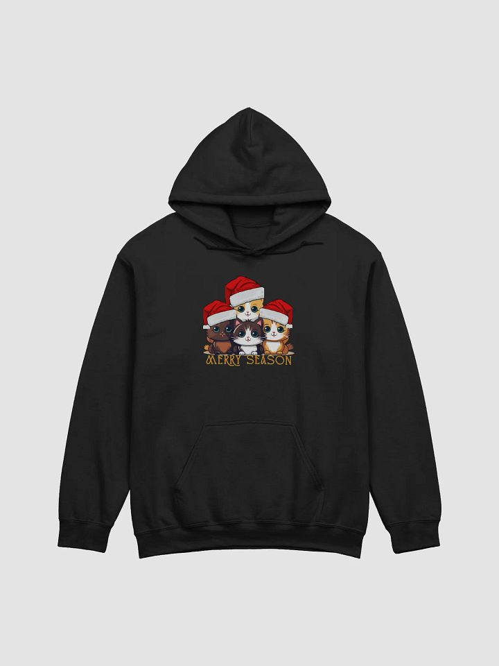 Festive Cats Santa Hoodie product image (1)