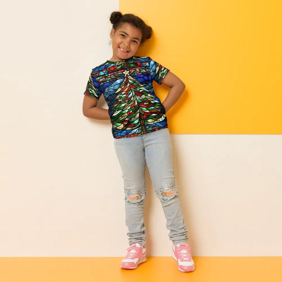 Christmas Tree Kids Tee product image (10)