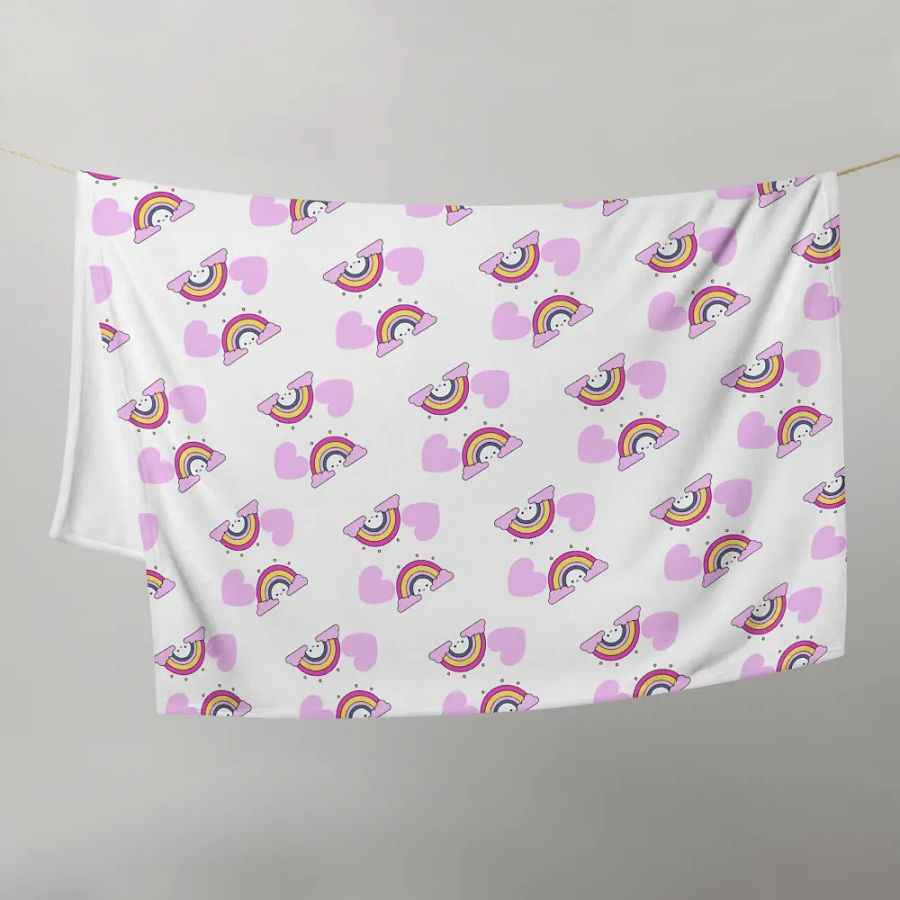 Sweetheart Rainbow Snuggle Blanket product image (10)