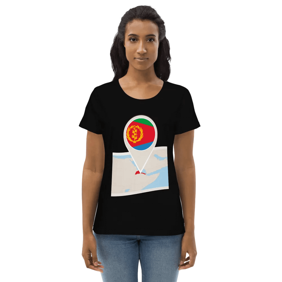 Eco-Friendly Flag Pin Women's Tee product image (13)