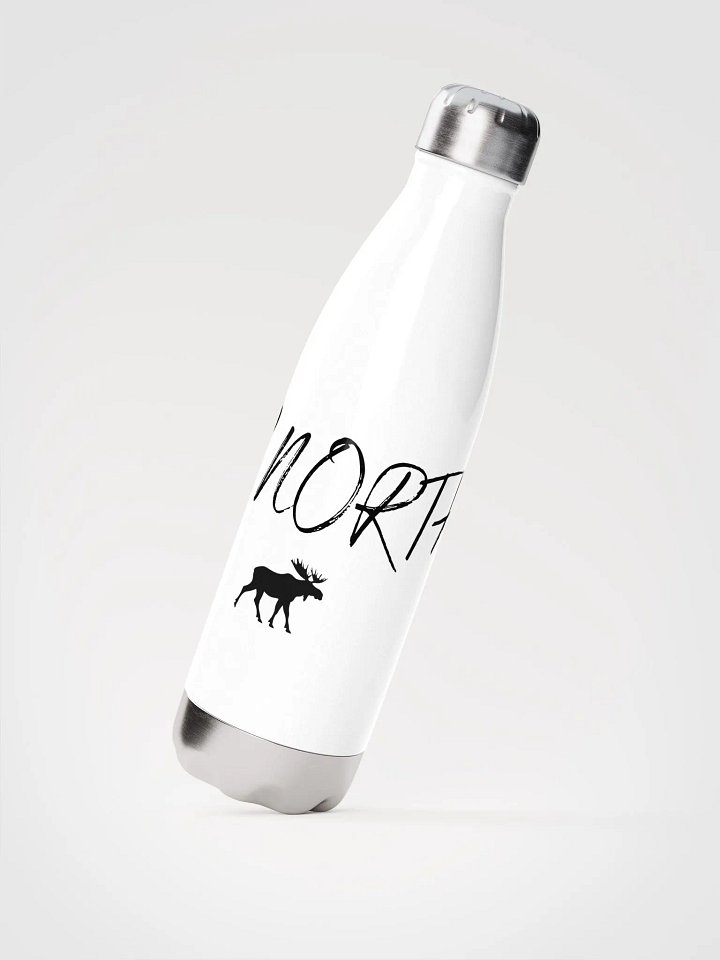 UP NORTH / MOOSE - Stainless Steel Water Bottle product image (2)