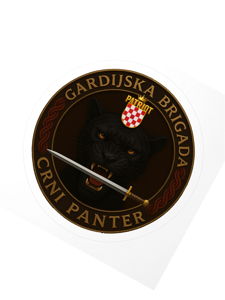 Black Panther Patriot Emblem Stickers product image (7)