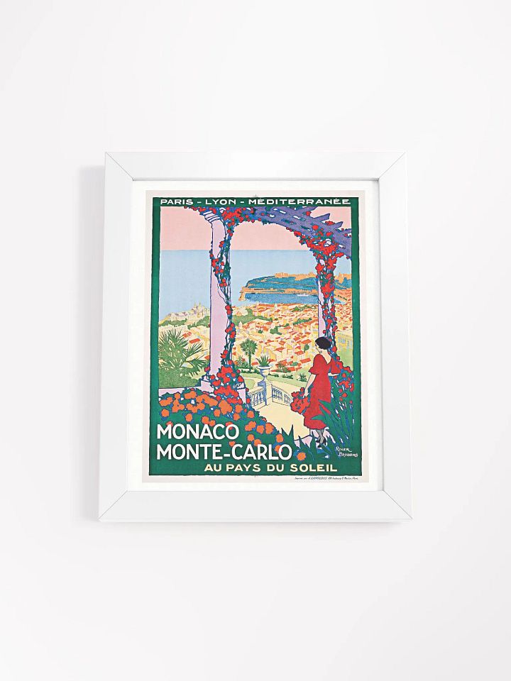 1922 Monaco Monte-Carlo Travel Poster by Roger Broders product image (49)