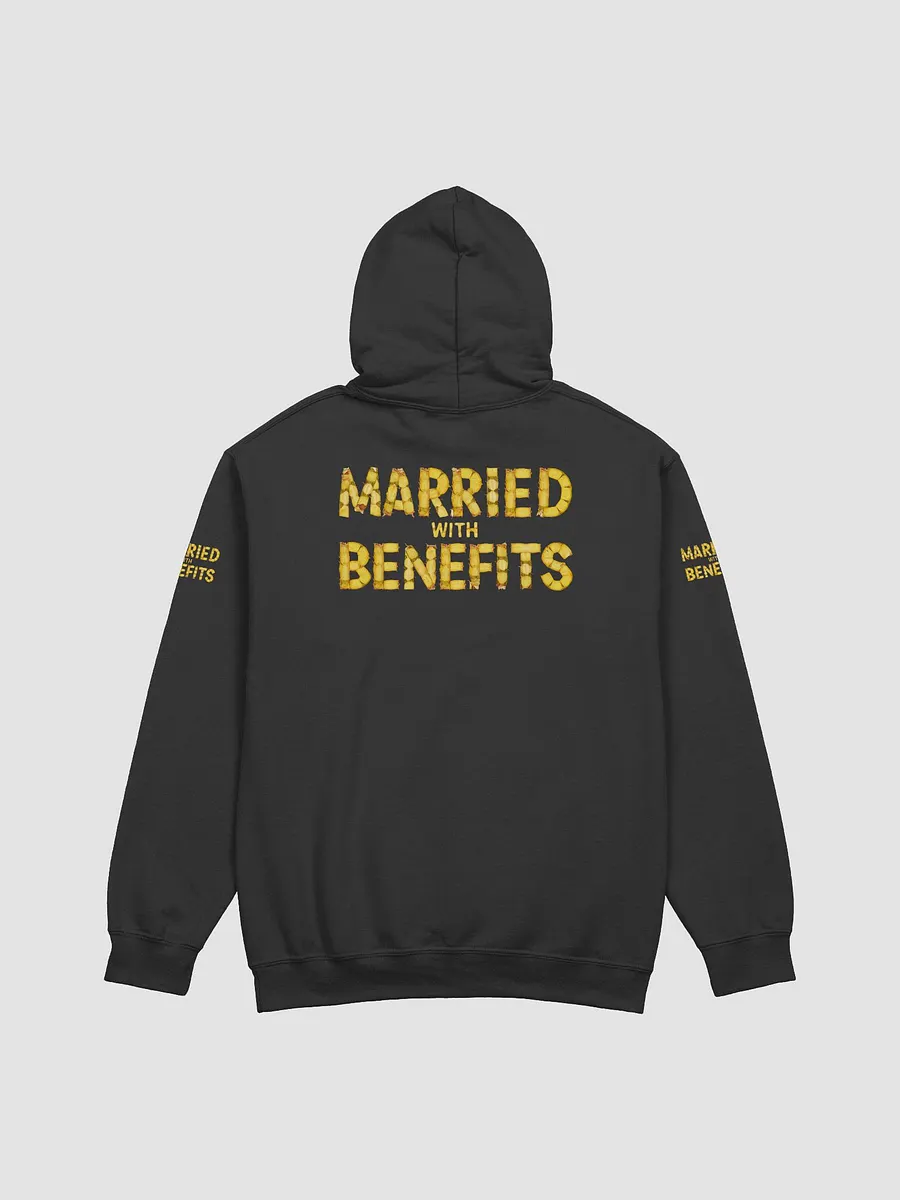 Back print Married With Benefits Pineapple Writing Hoodie product image (22)