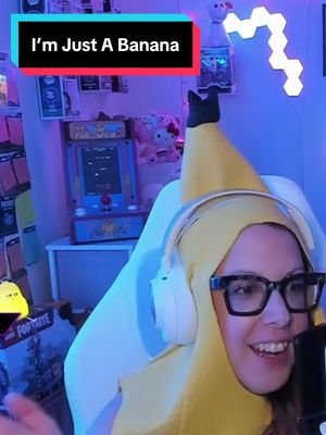 ✨ Imagine hating me when I’m just vibing in a banana suit and giving back to the community. 🟡🎮  Kindness and positivity always win!💛 #banana #streamerlife #gamergirl #gamingcommunity #thegrapplegirl 