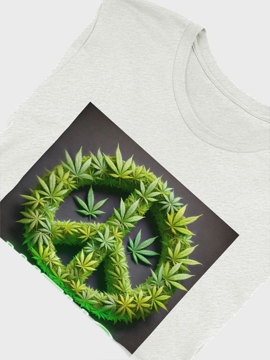 Da Green Leaf Peace Symbol T-Shirt product image (51)