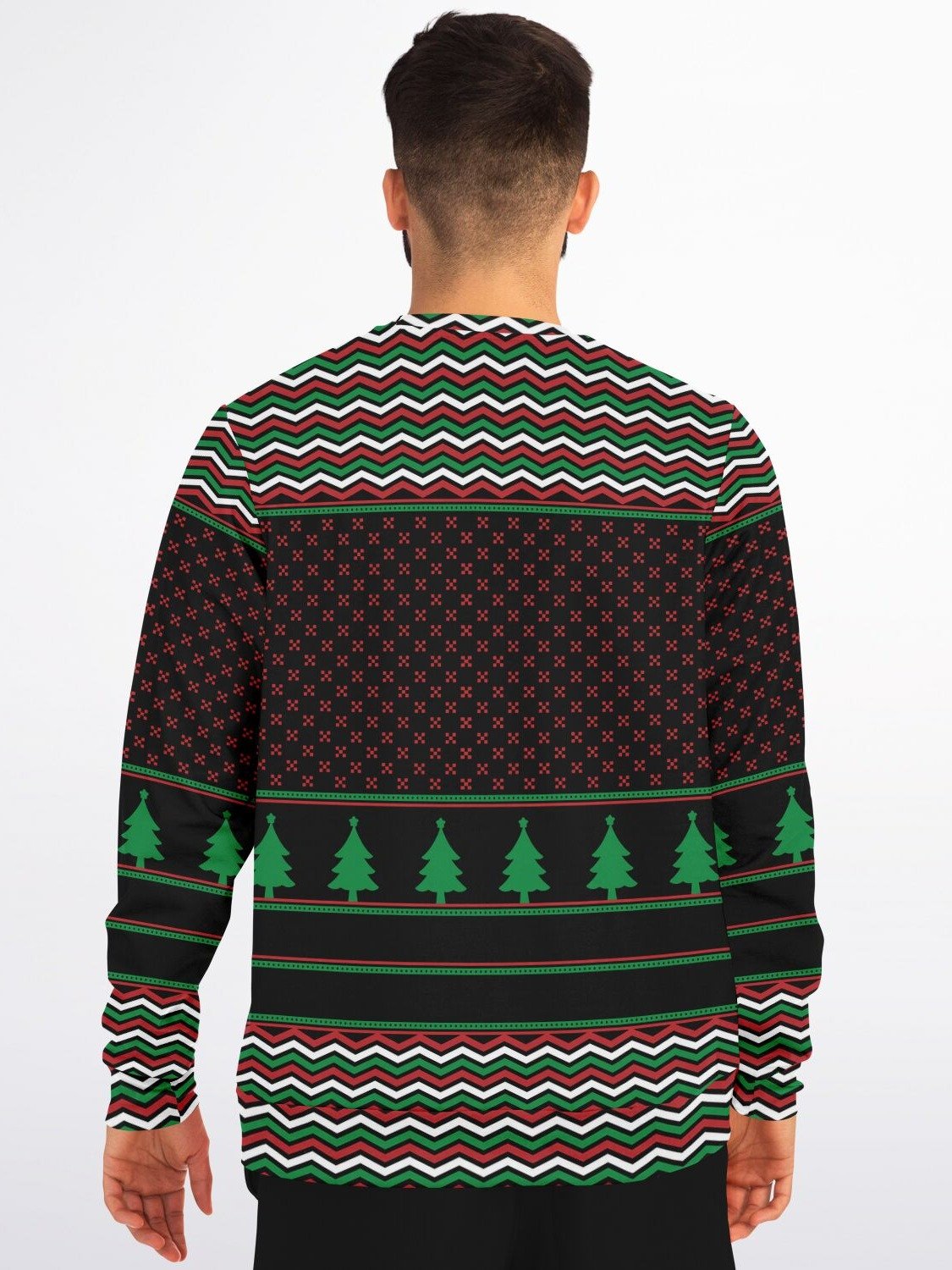 "Gingers Are For Life Not Just For Christmas" Funny Christmas Sweater | Gingerbread Pattern Holiday Sweatshirt | Festive Winter Outfit product image (4)